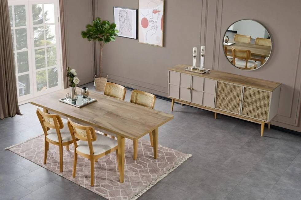 Elegant Dining Room Set Table And Chairs