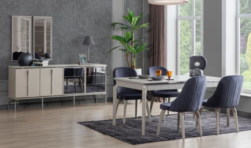Kodu: 12449 - Kitchen Table And Chairs Modern Style Luxury