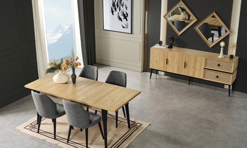 Kodu: 12473 - Modern Dining Room Sets For Small Spaces Table Chairs