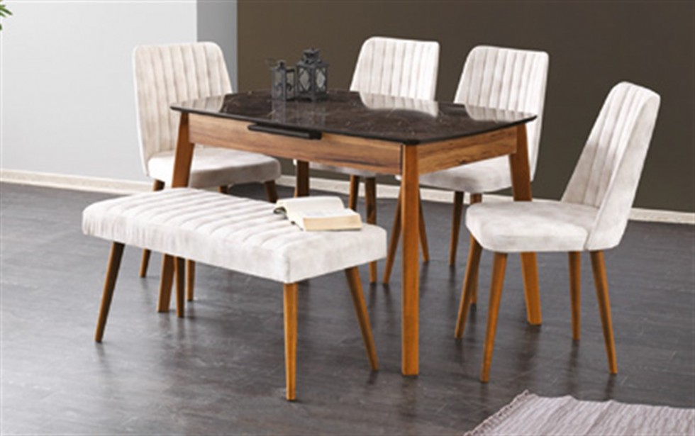 Kodu: 12460 - Modern Dining Table And Chairs For Small Spaces