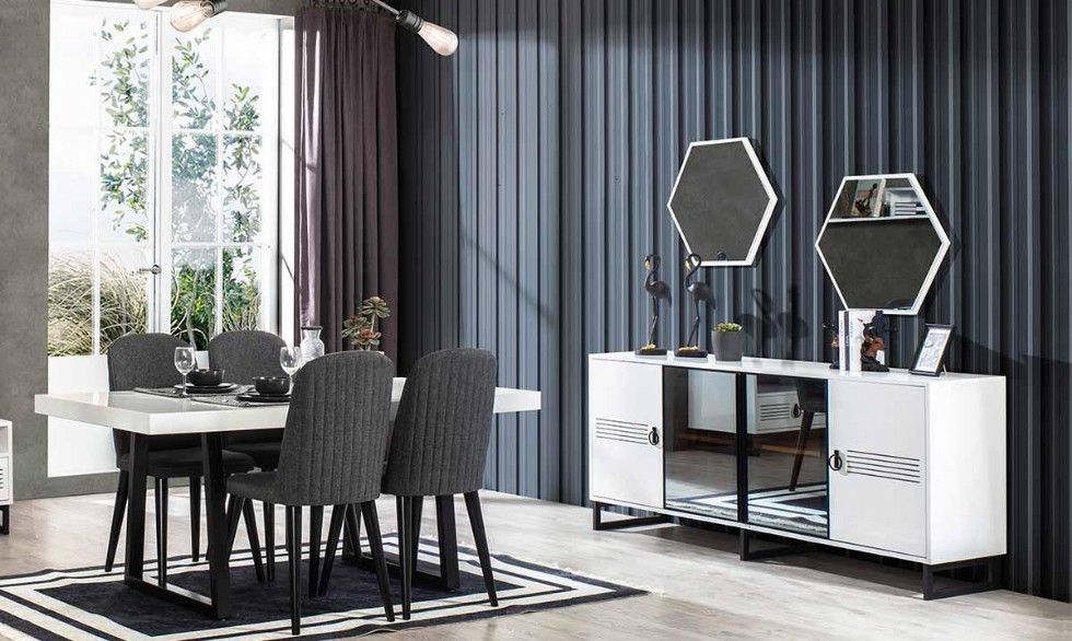 Kodu: 12462 - Modern Dining Table And Chairs For Small Spaces