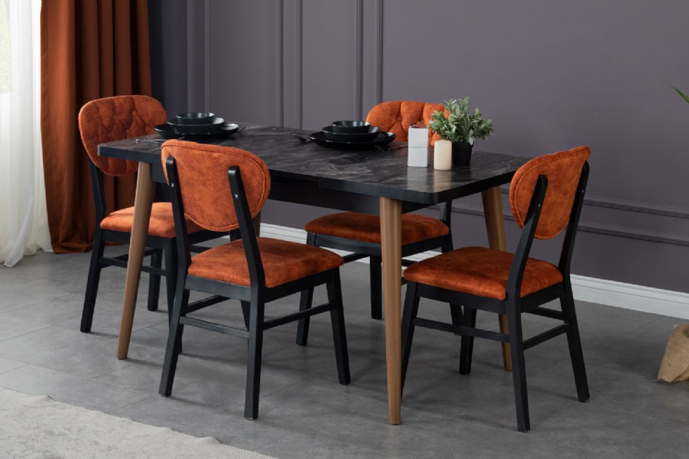Kodu: 12506 - Modern Kitchen And Dining Room Dining Room Table Chairs Set