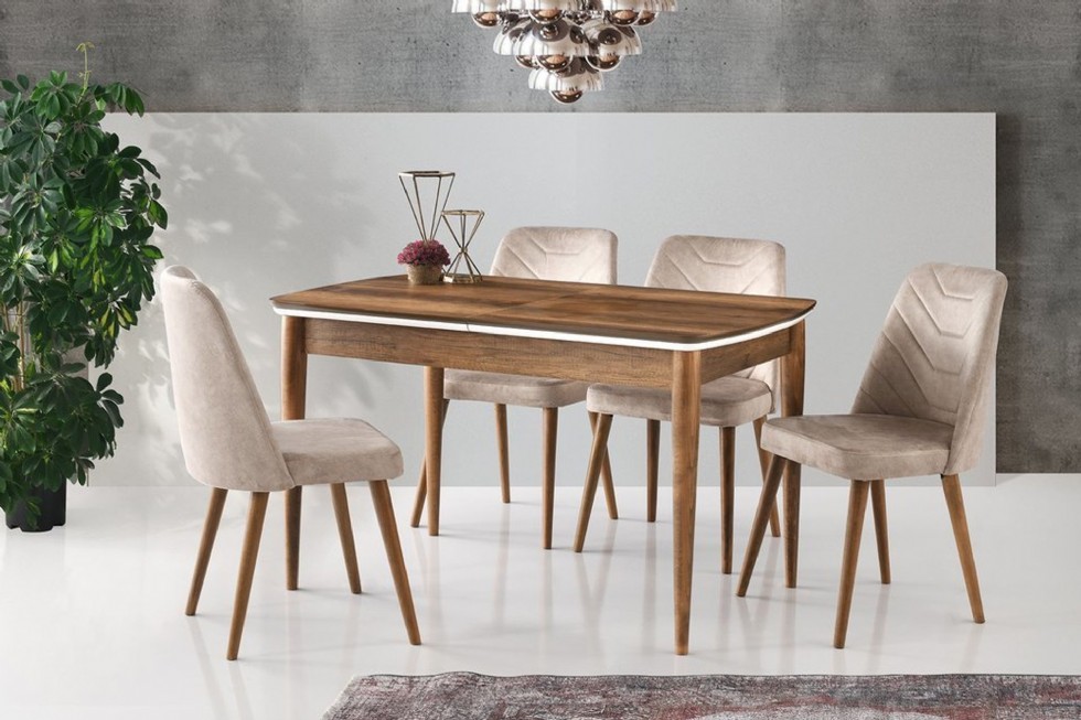 Kodu: 12509 - Modern Kitchen And Dining Room Dining Room Table Chairs Set