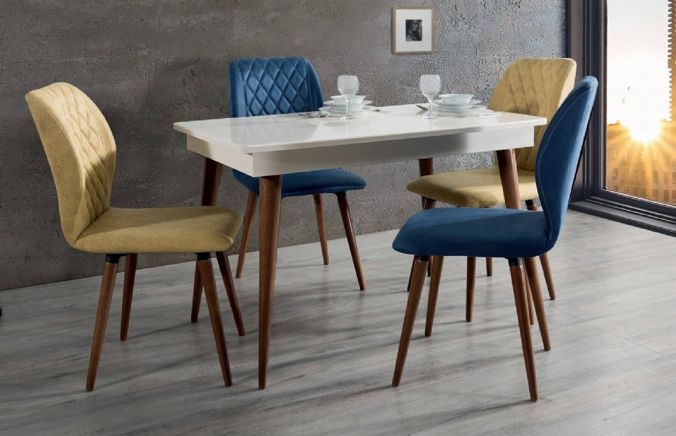 Kodu: 12517 - Modern Kitchen And Dining Room Dining Room Table Chairs Set