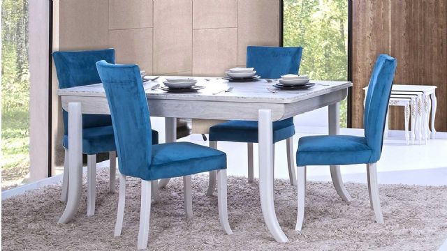 Modern Space Saving Folding Dining Table And Chairs