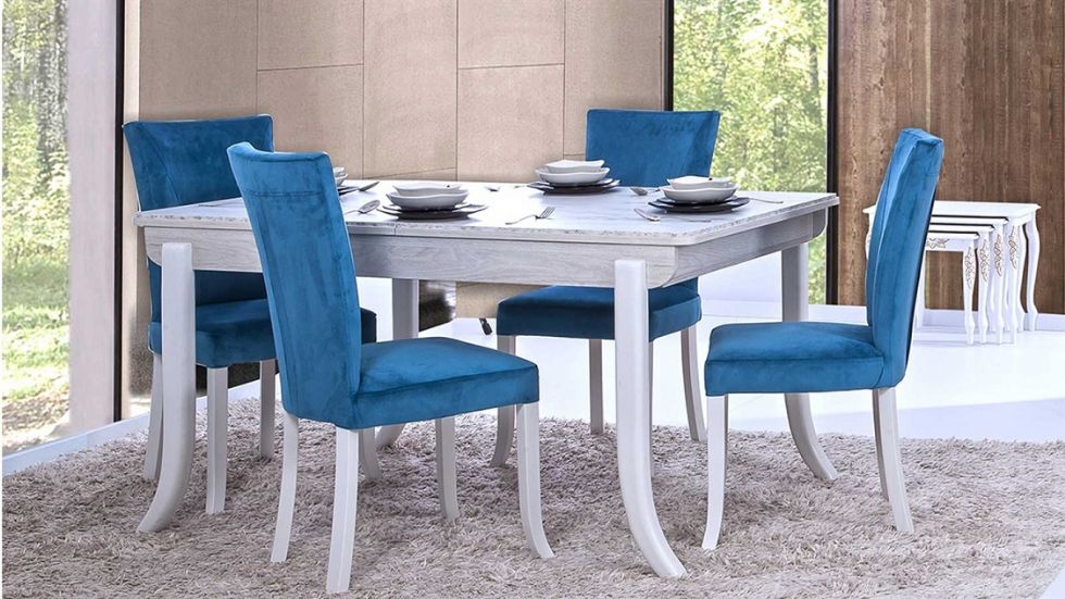Kodu: 12529 - Modern Space Saving Folding Dining Table And Chairs