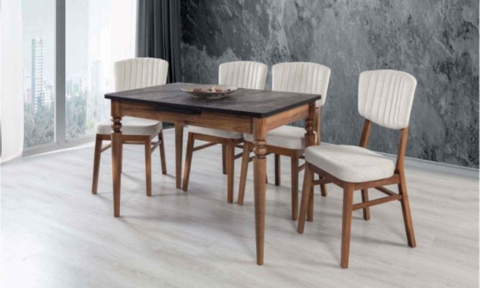 Kodu: 12500 - Small Cheap Luxury Dining Room Table Chairs Set