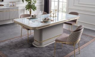 Elevate Your Entertaining: Extending Dining Table And Chair Set