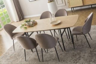 Modern Luxury Dining Room Table Chairs Set