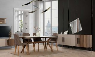 Transform Your Dining Room With Our Table And Chair Set
